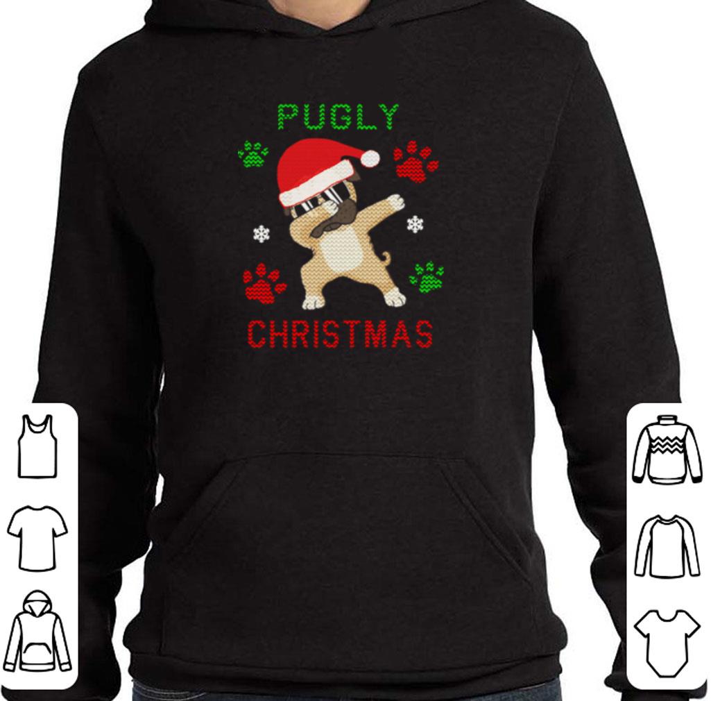 Top Dabbing Pug Pugly paws ugly Christmas shirt 6 Top Dabbing Pug Pugly paws ugly Christmas shirt