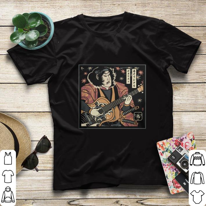 Top Samurai Hanya bassist guitar shirt 2 Top Samurai Hanya bassist guitar shirt