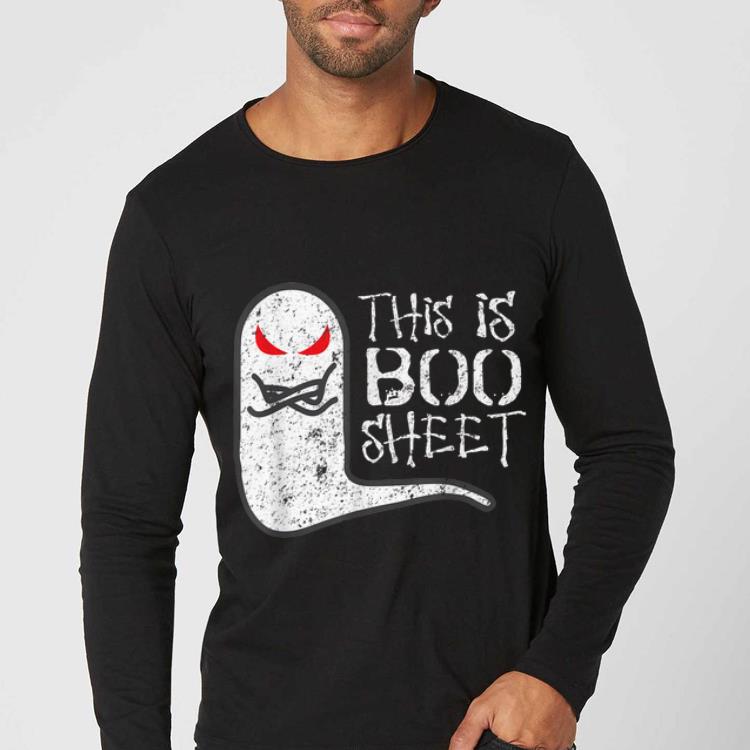 Top Scary This Is Boo Sheet Halloween Costume Ironic Joke Gift shirt