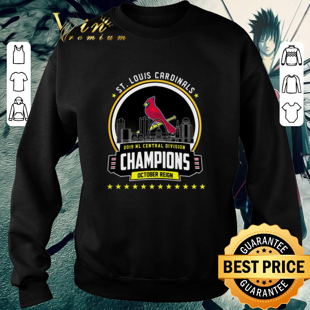 Top St. Louis Cardinals 2019 NL Central Division Champions October shirt 2 Top St. Louis Cardinals 2019 NL Central Division Champions October shirt