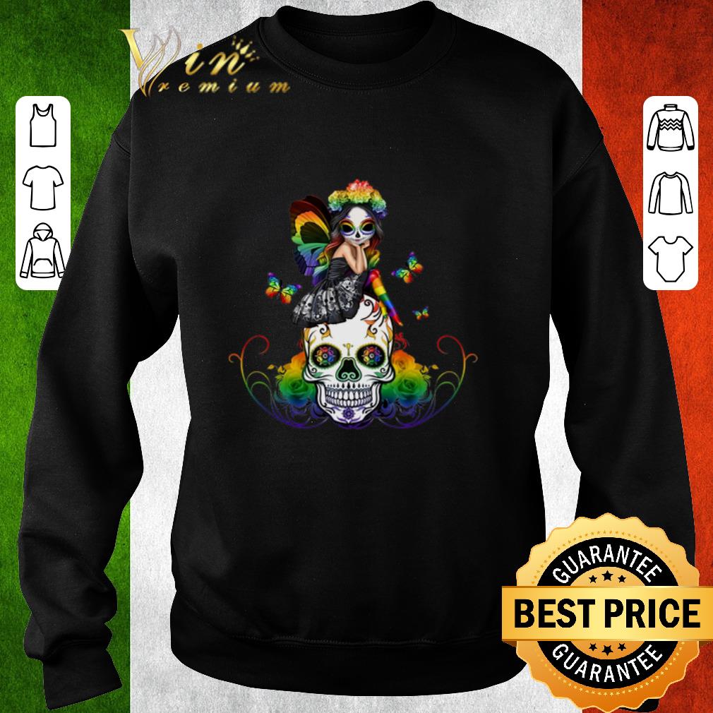 Top Sugar Skull Girl LGBT shirt 6 Top Sugar Skull Girl LGBT shirt