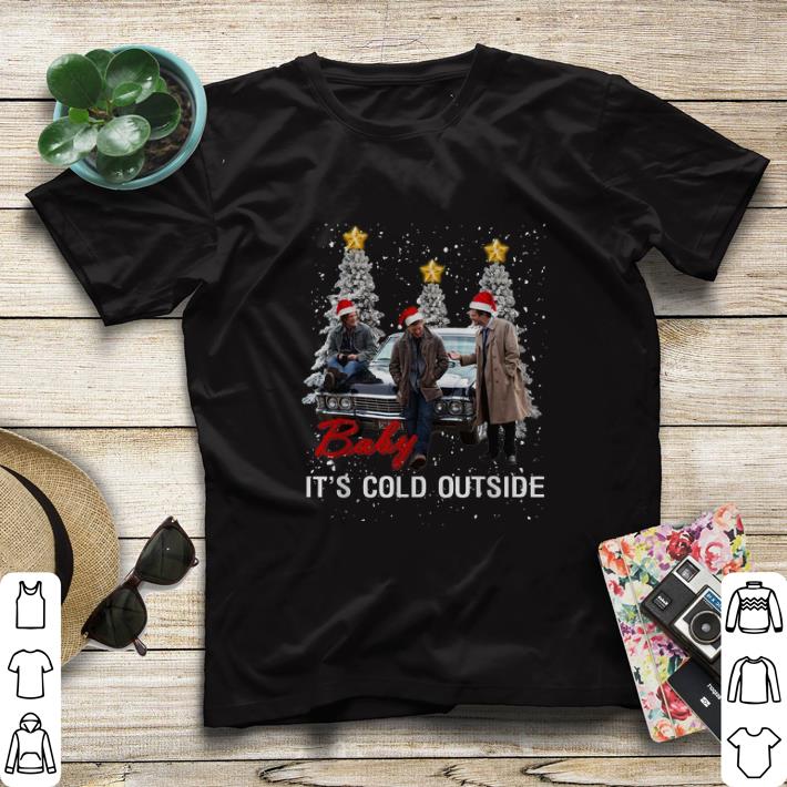 Top Supernatural baby it's cold outside Christmas shirt