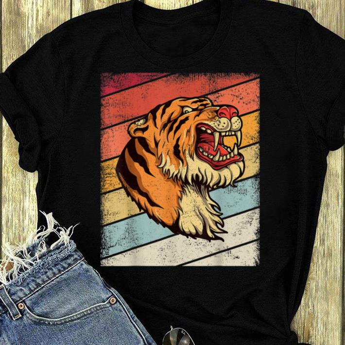 Top Vintage Retro Tiger Graphic shirt
