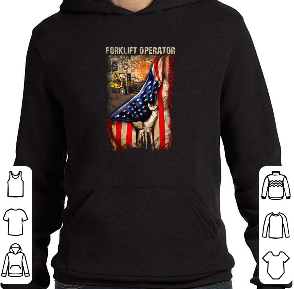 American Flag Forklift Operator shirt