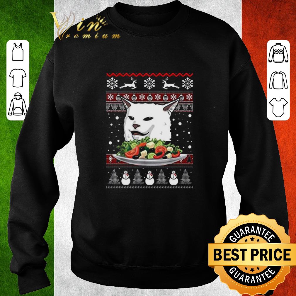 Awesome Angry Women Yelling at Confused Cat at Dinner Table Meme Ugly Christmas shirt 6 Awesome Angry Women Yelling at Confused Cat at Dinner Table Meme Ugly Christmas shirt