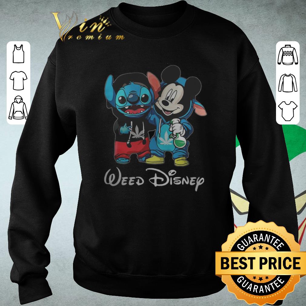 Awesome Baby Stitch and Mickey mouse Weed Disney shirt 6 Awesome Baby Stitch and Mickey mouse Weed Disney shirt