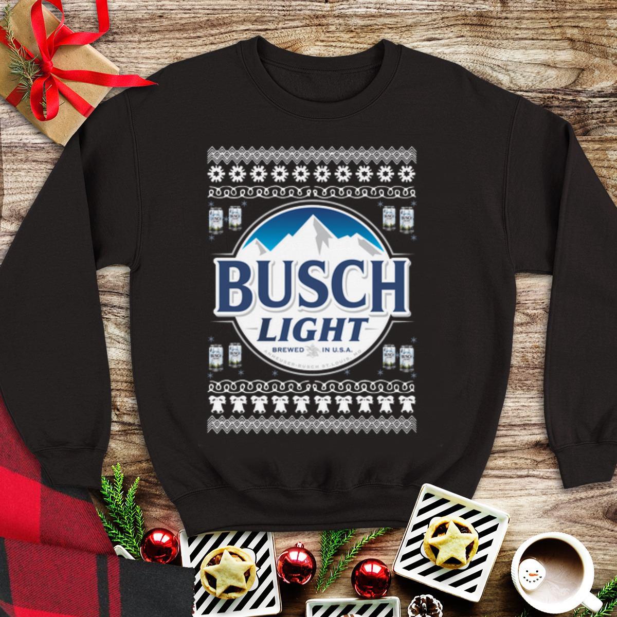 Awesome Busch Light Christmas shirt