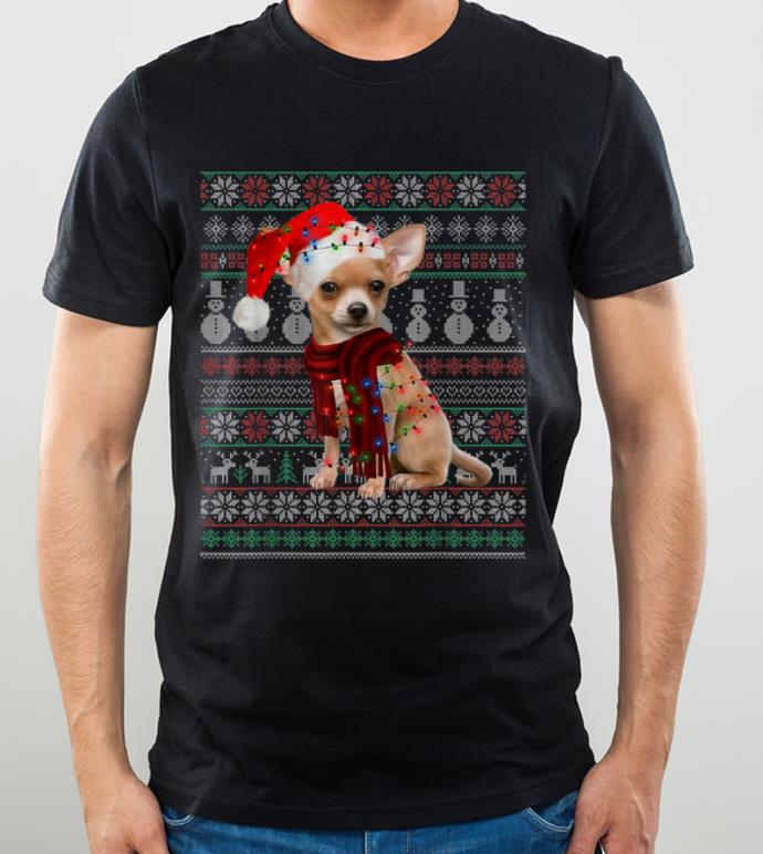 Awesome Chihuahua Ugly Christmas Dog Lovers shirt