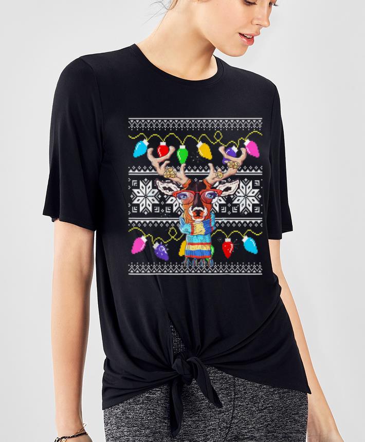 Awesome Deer Ugly Christmas Christmas Scarf shirt