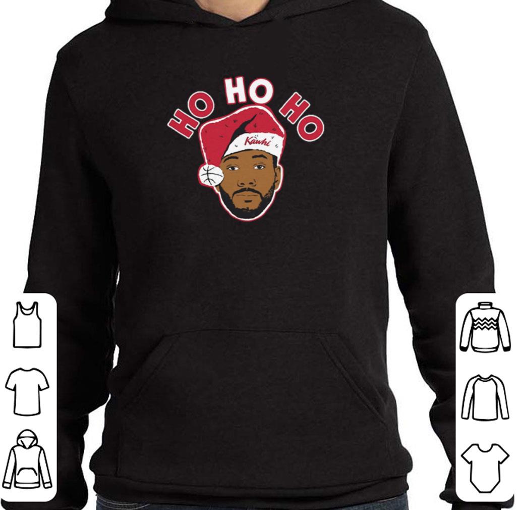 Awesome Kawhi Leonard santa ho ho ho Christmas shirt