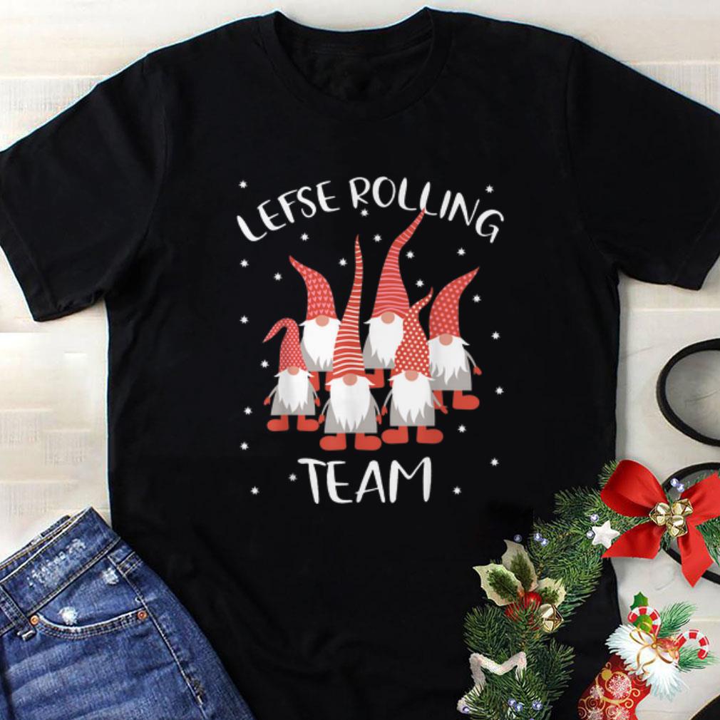 Awesome Lefse Rolling Team Xmas Santa Christmas shirt