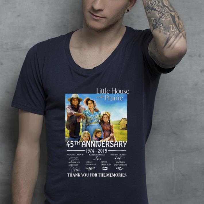 Awesome Little House On The Prairie 45th Anniversary Signatures shirt