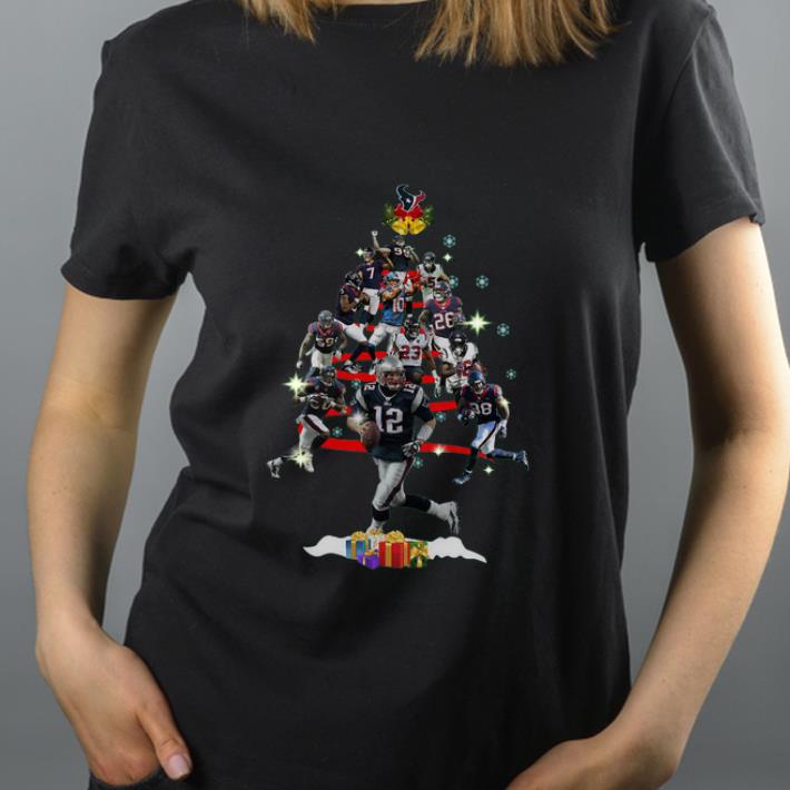 Awesome New England Patriots Players Christmas Tree shirt