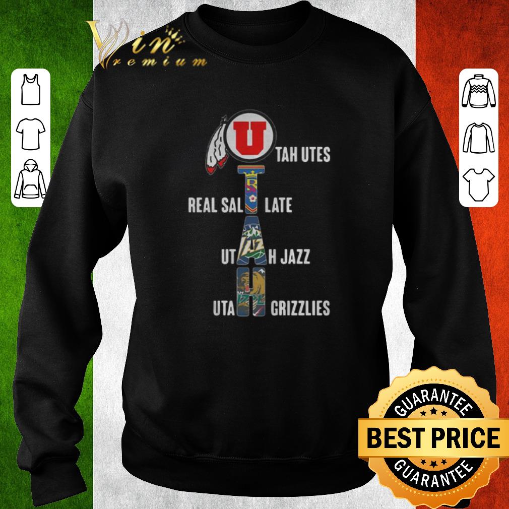 Awesome Utah Utah Utes Real Salt Late Utah Jazz Utah Grizzlies shirt