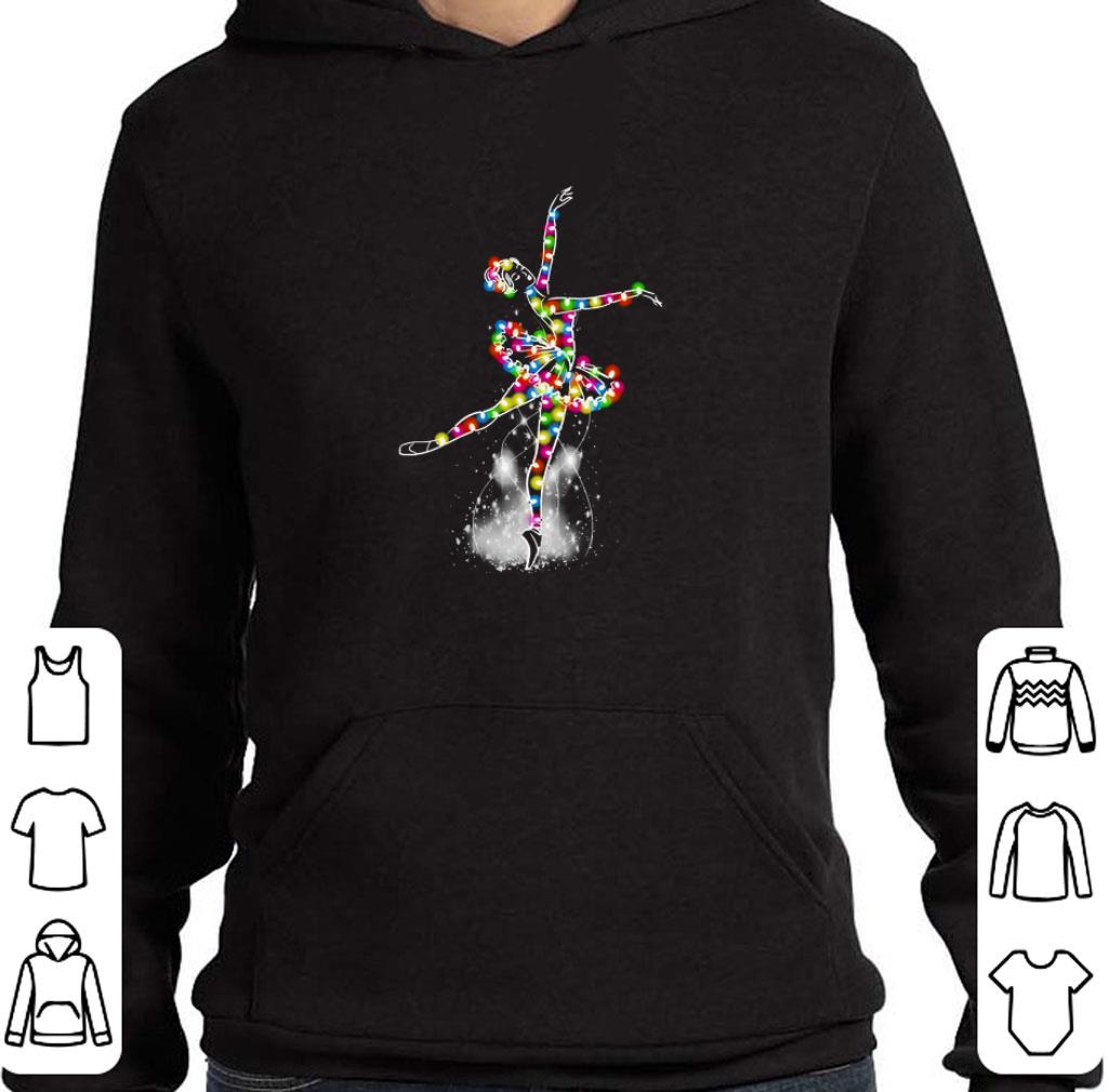 Ballet Christmas light merry and bright shirt