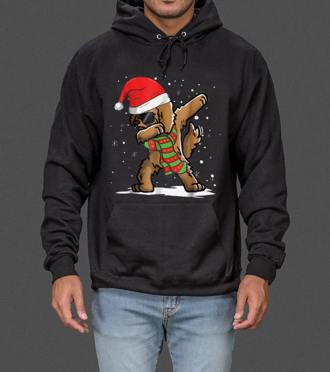 Dabbing Goldendoodle Santa Christmas Dog Lovers sweater