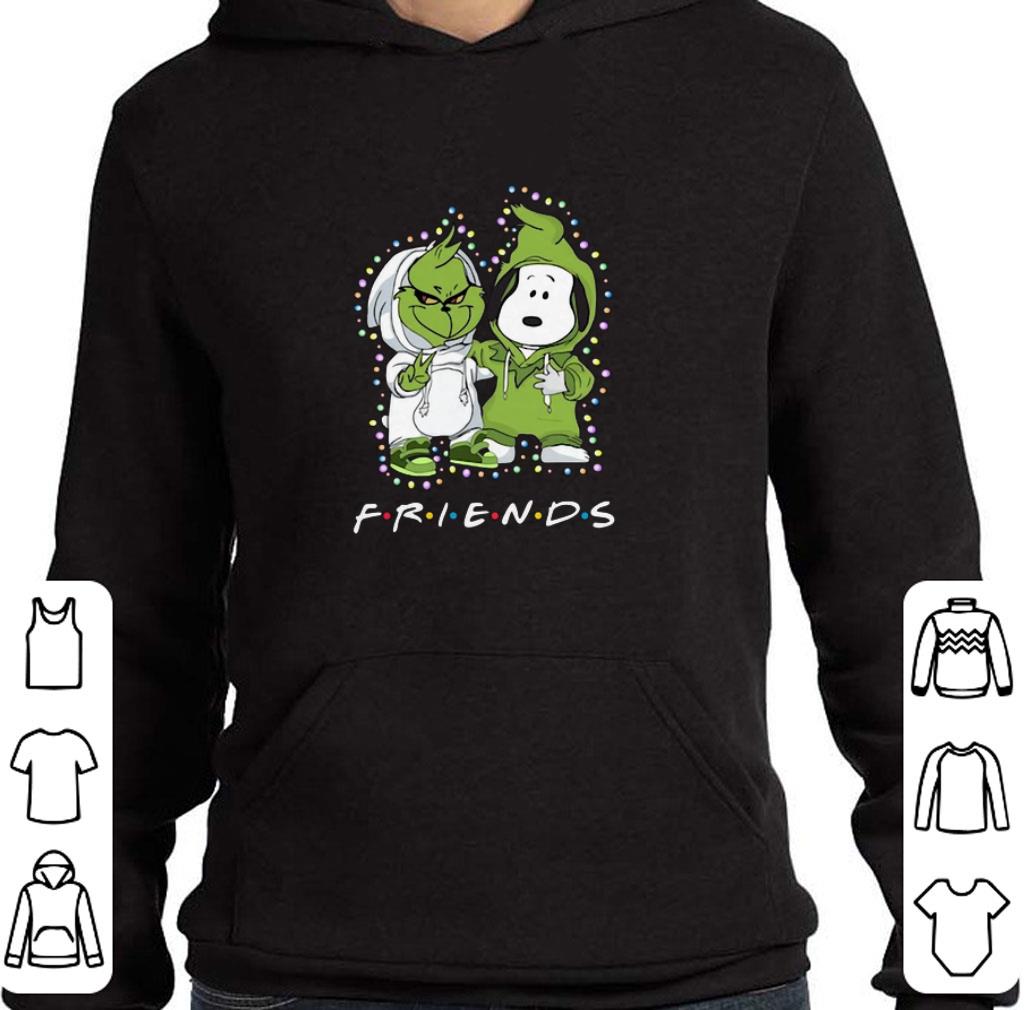 Funny Baby Grinch and Snoopy Friends Christmas Light shirt