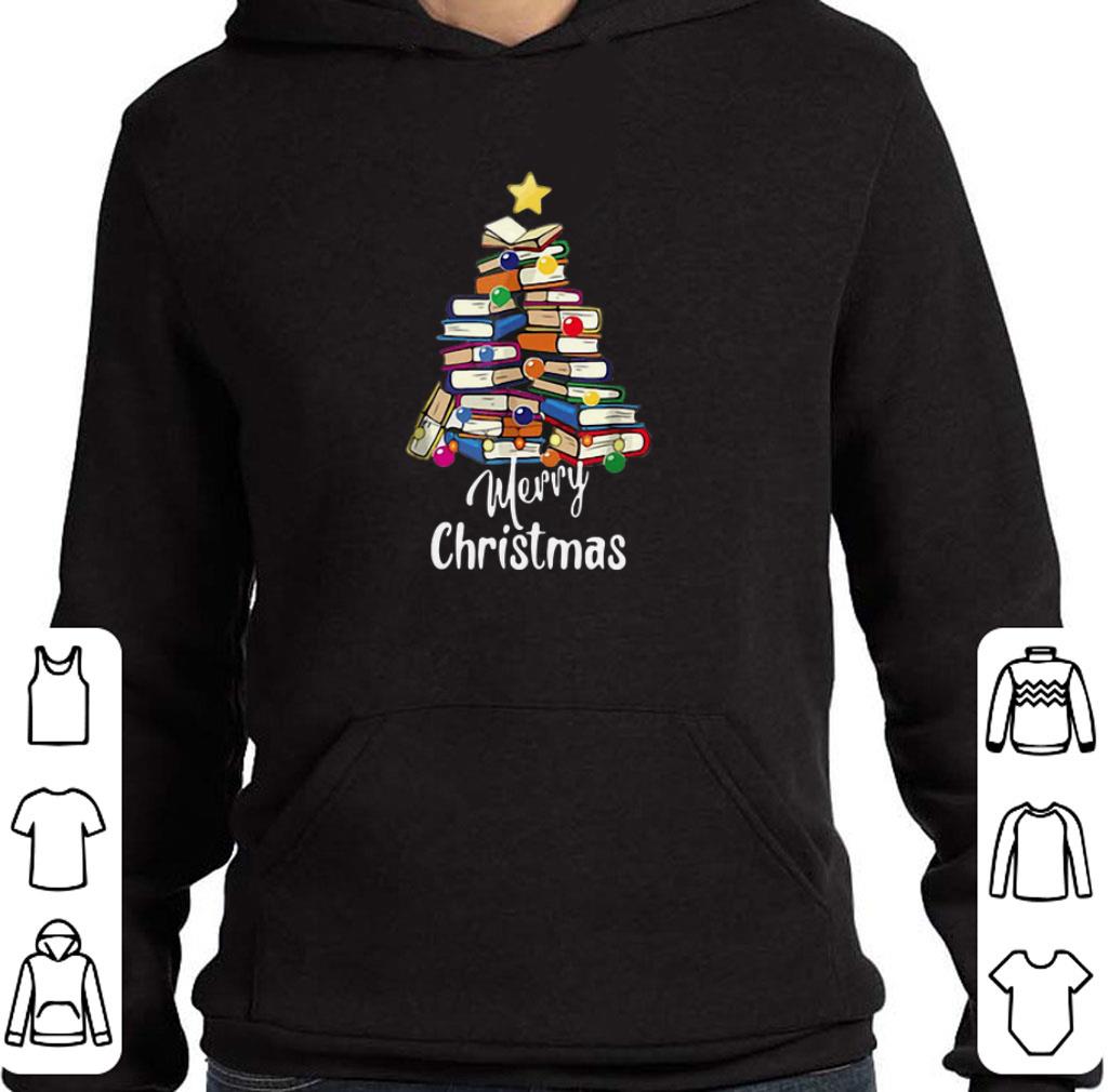 Funny Books Christmas Tree Merry Christmas shirt 6 Funny Books Christmas Tree Merry Christmas shirt
