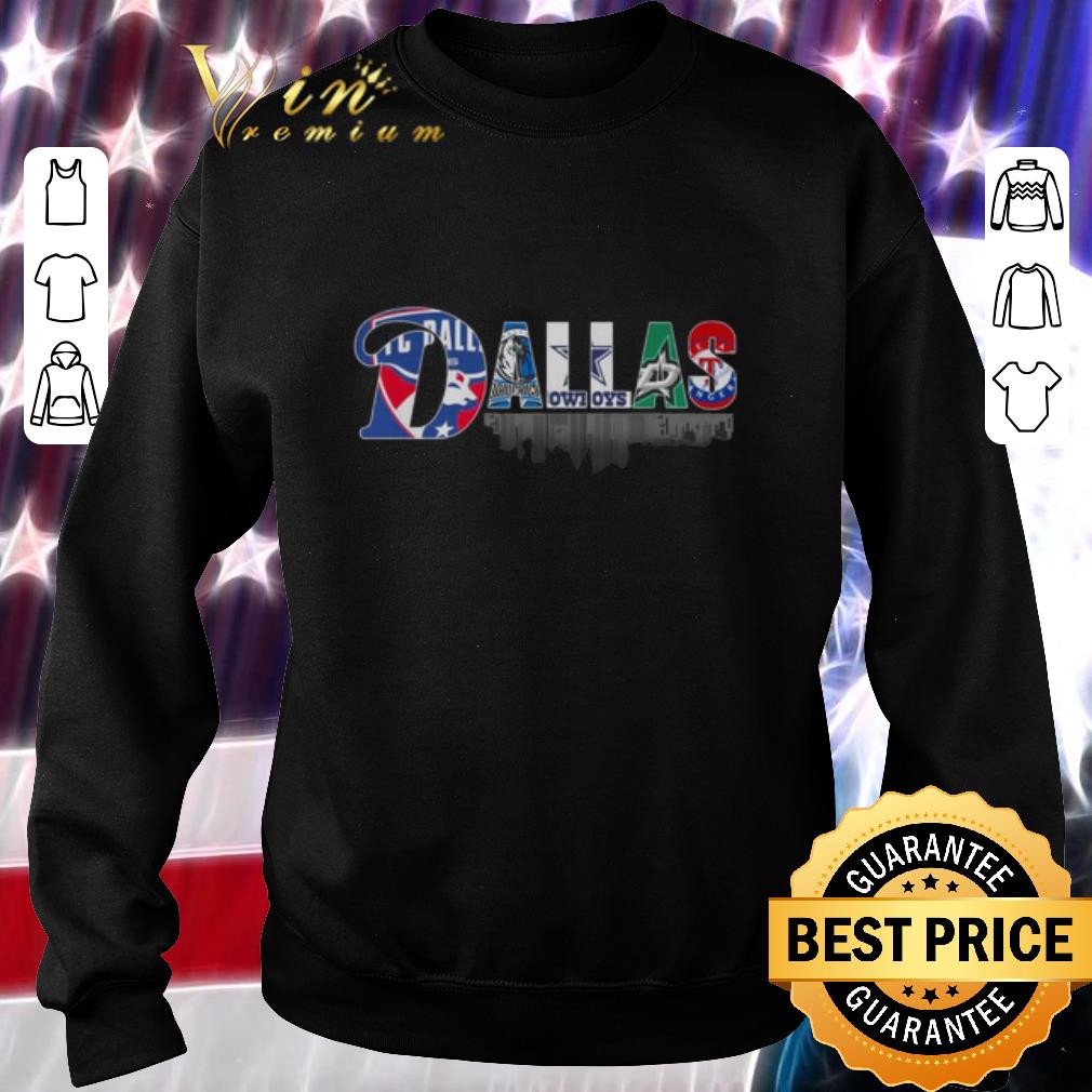 Funny Dallas Team Sports FC Dallas Mavericks Cowboys Stars Rangers shirt