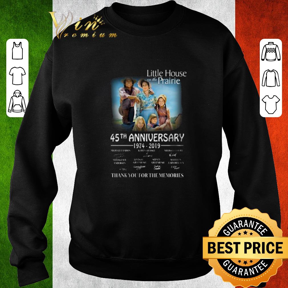 Funny Little house on the Prairie 45th anniversary 1974-2019 signature shirt 6 Funny Little house on the Prairie 45th anniversary 1974-2019 signature shirt