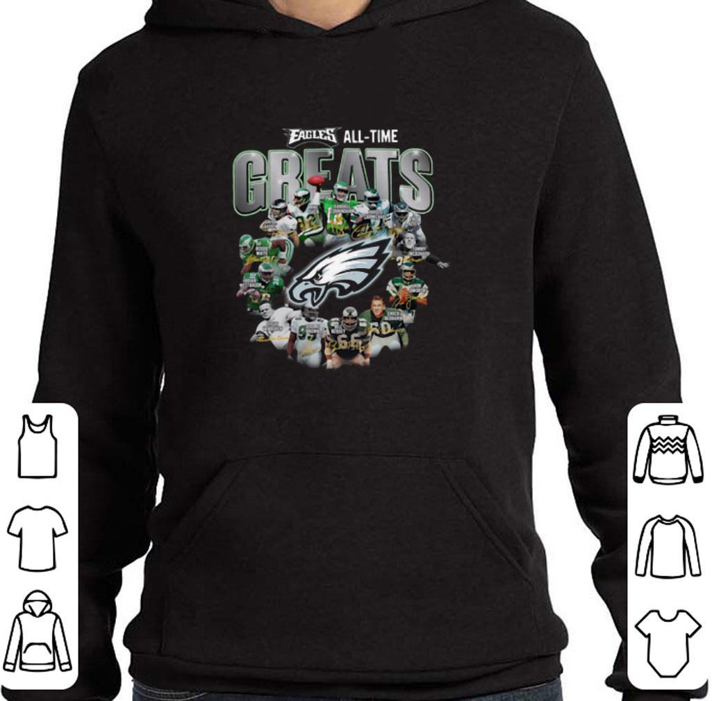 Funny Philadelphia Eagles all time Greats signatures shirt