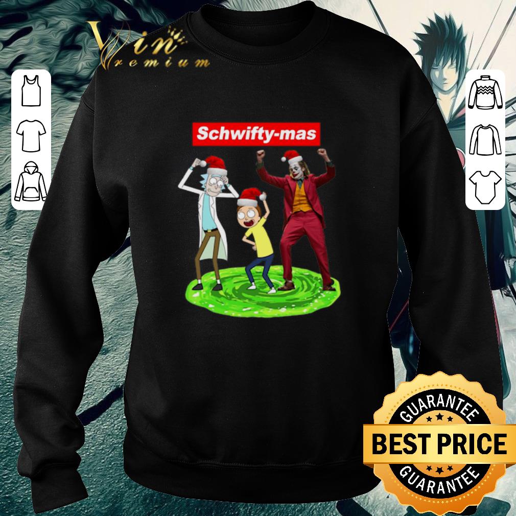 Funny Supreme Schwifty-mas Rick and Morty Joker dancing Christmas shirt