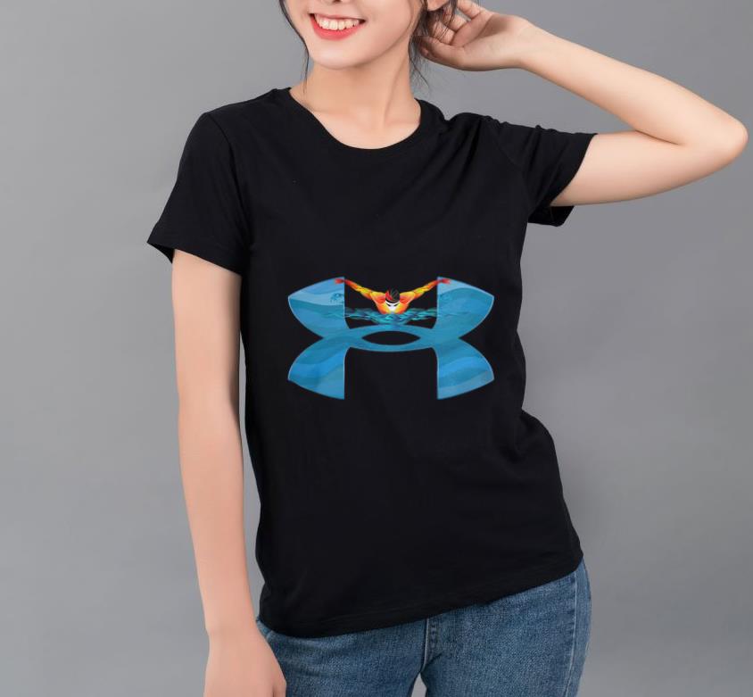 Funny Swimming Under Armour shirt