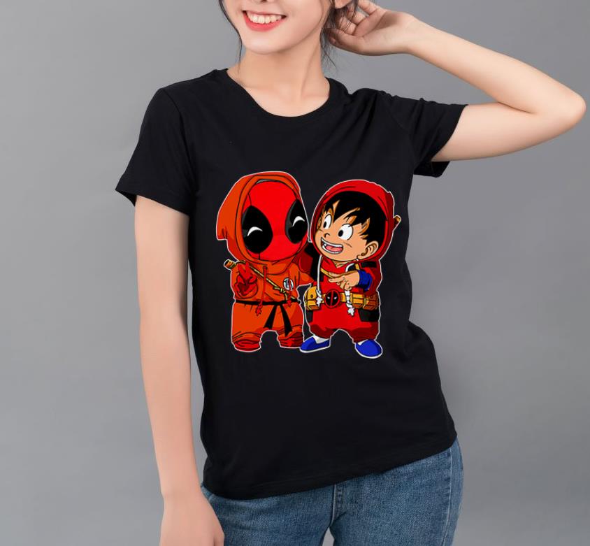 Great Baby Deadpool and Son Goku kid shirt