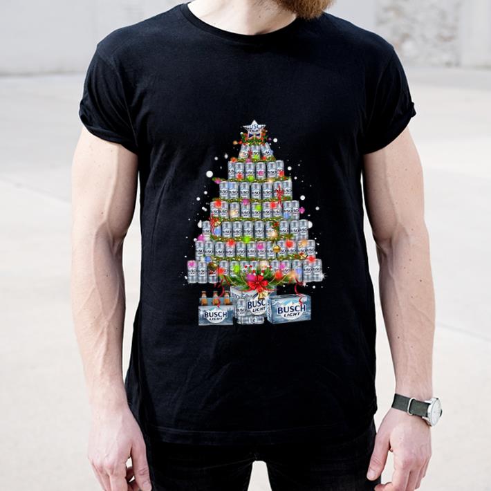 Great Busch Light Christmas Tree shirt