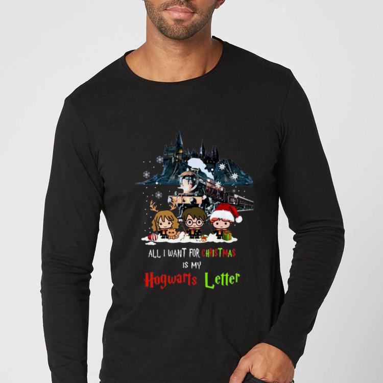 Great Harry Potter All I Want For Christmas Is My Hogwarts Letter shirt