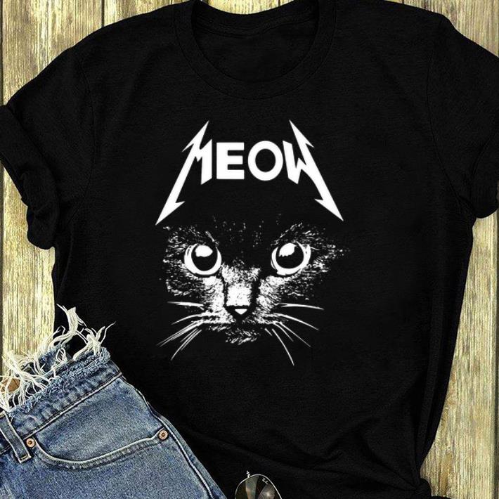 Great Metallica Meowtalica Black Cat shirt