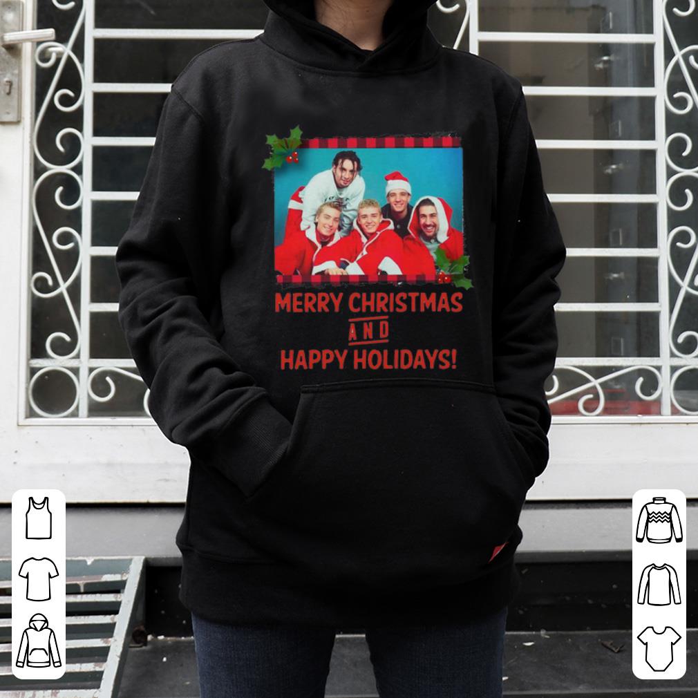 Great NSYNC Merry Christmas And Happy Holidays shirt
