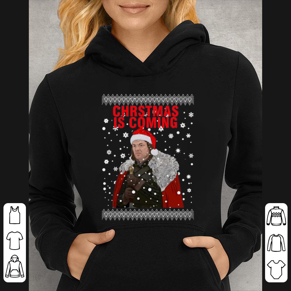 Hot Christmas Is Coming Ned Stark Game Of Thrones shirt