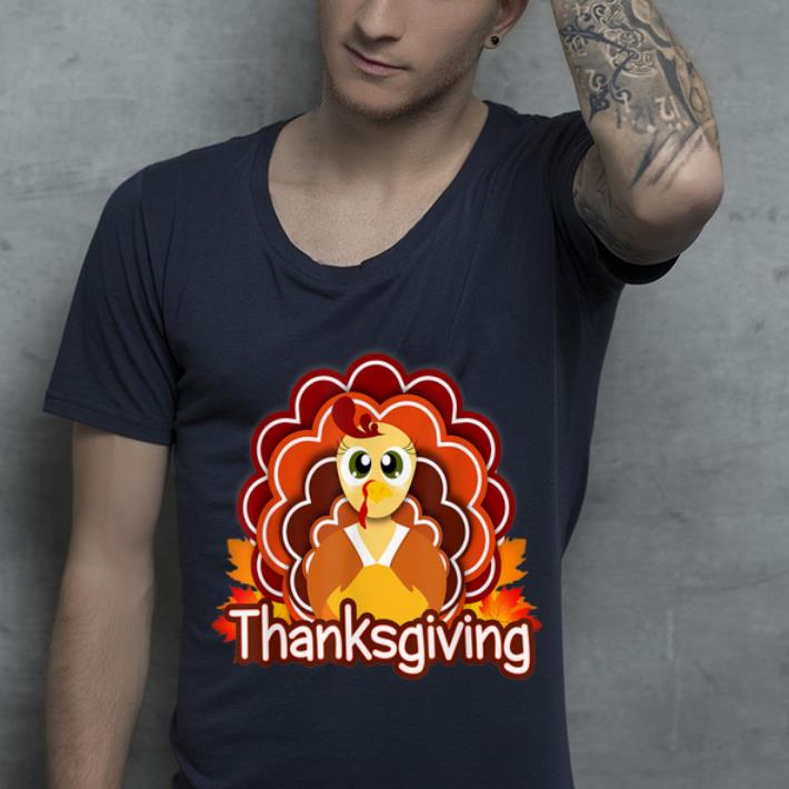 Hot Funny Thanksgiving Cute Turkey Costume Matching Family Gift shirt
