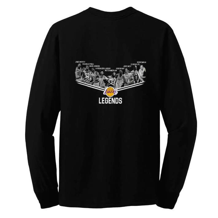Hot Los Angeles Lakers legends signatures shirt