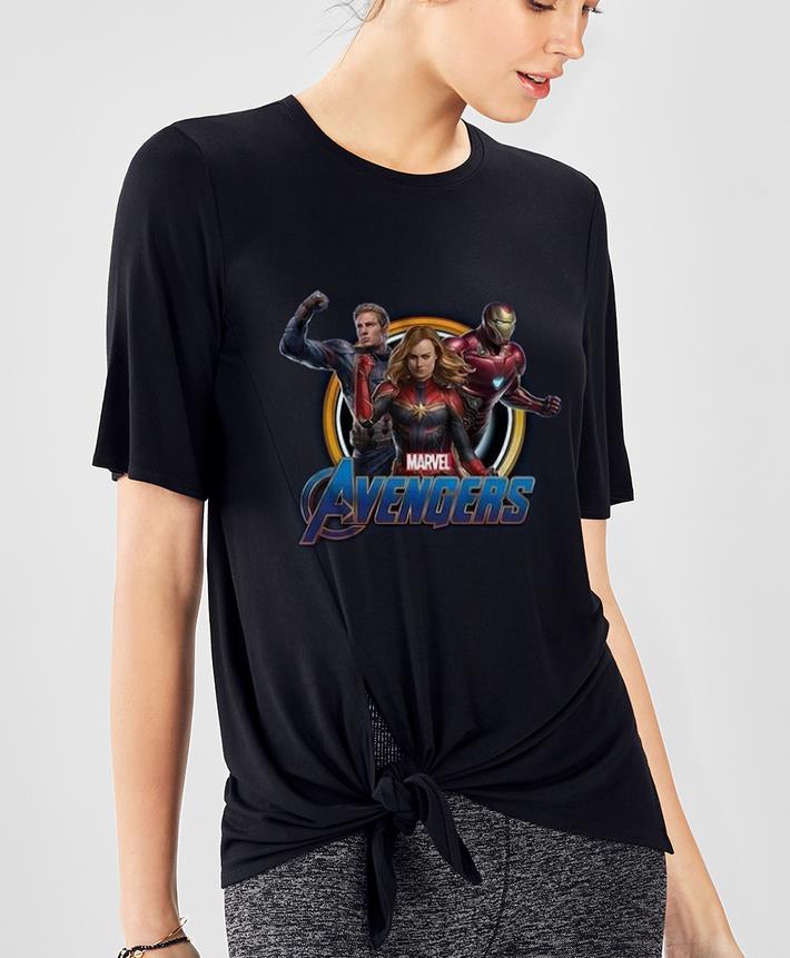 Hot Marvel Avengers Endgame Captain Marvel Captain America Iron man shirt