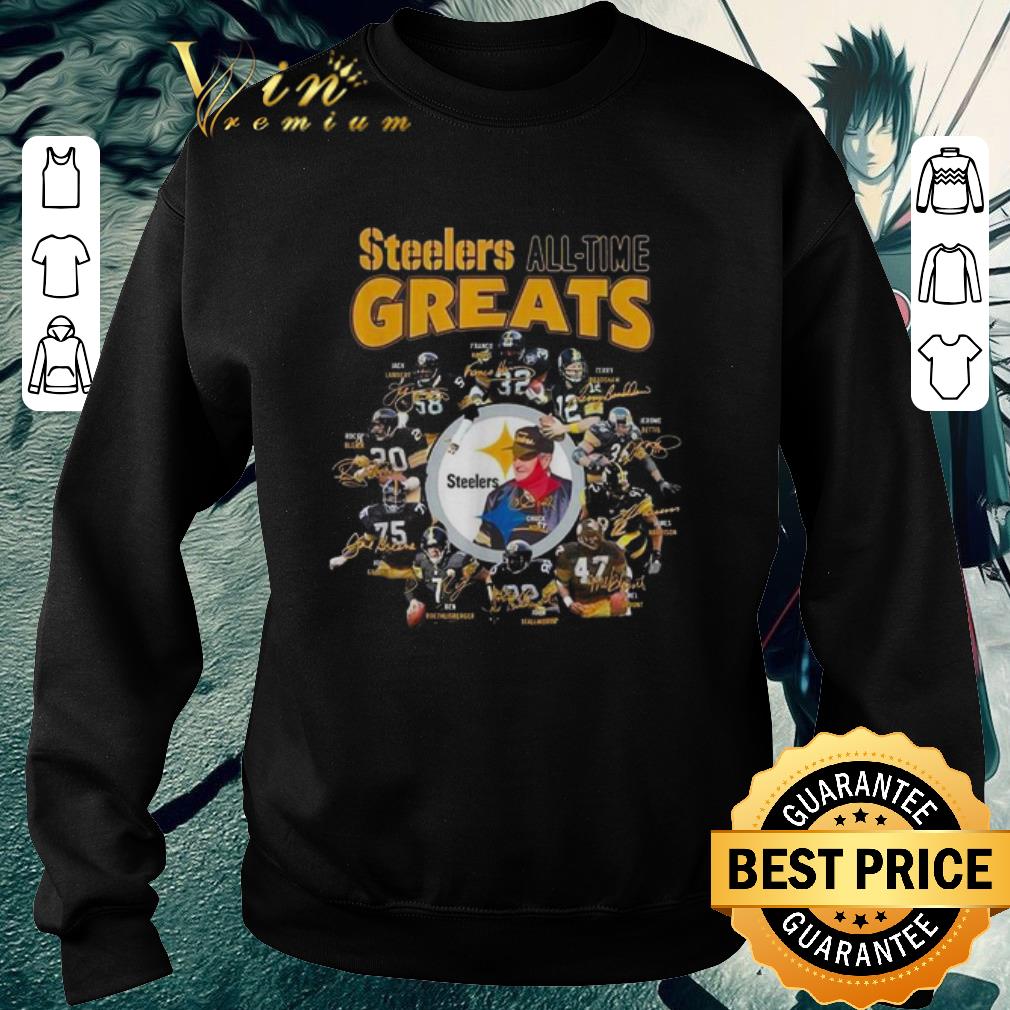 Hot Pittsburgh Steelers all time greats players signatures shirt 6 Hot Pittsburgh Steelers all time greats players signatures shirt