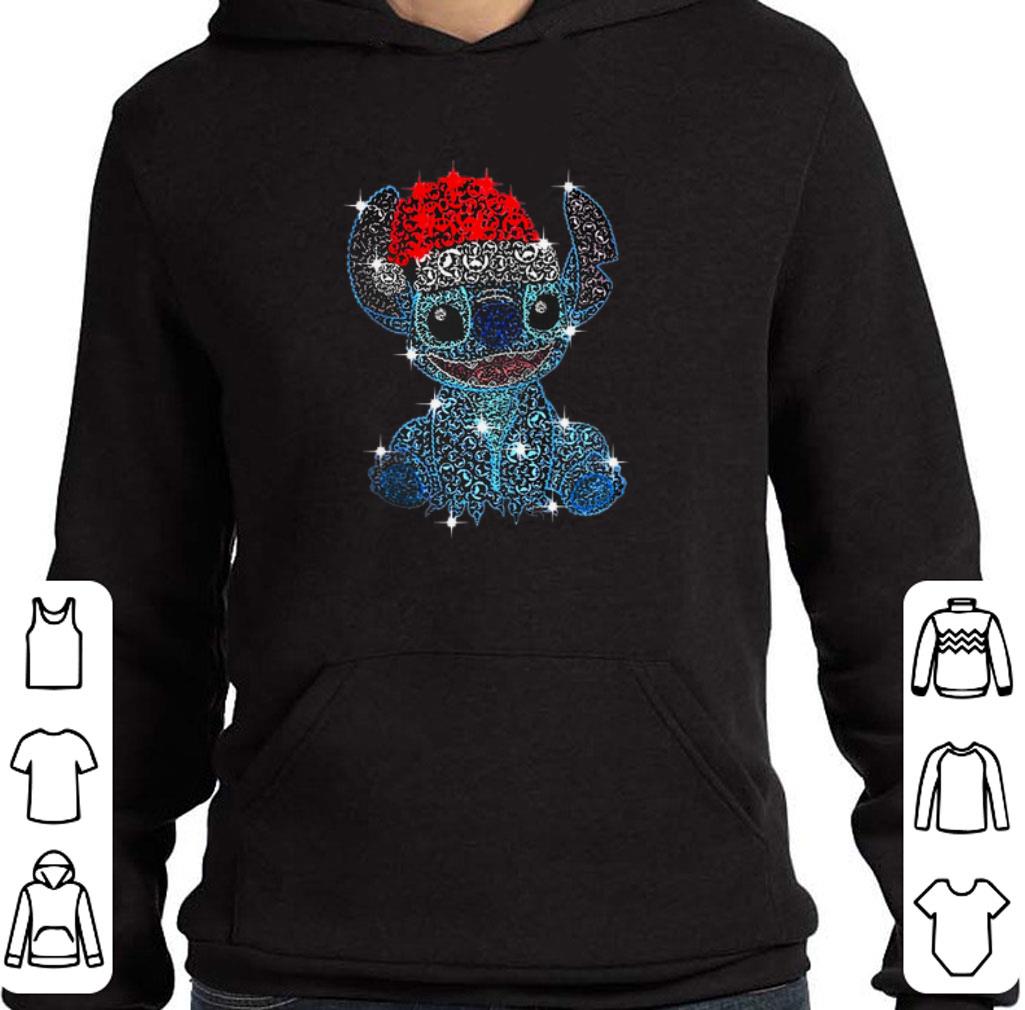 Hot Santa Stitch Diamond Christmas shirt