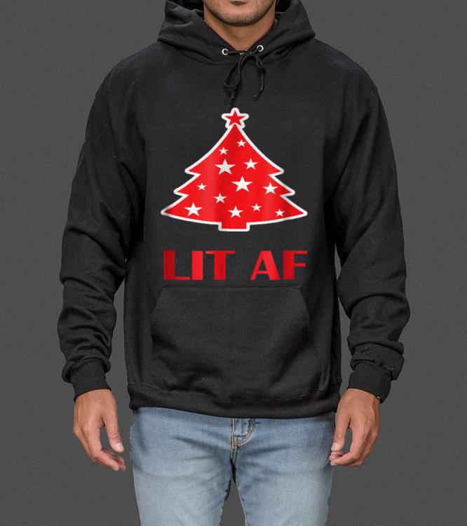 Lit Af Christmas sweater