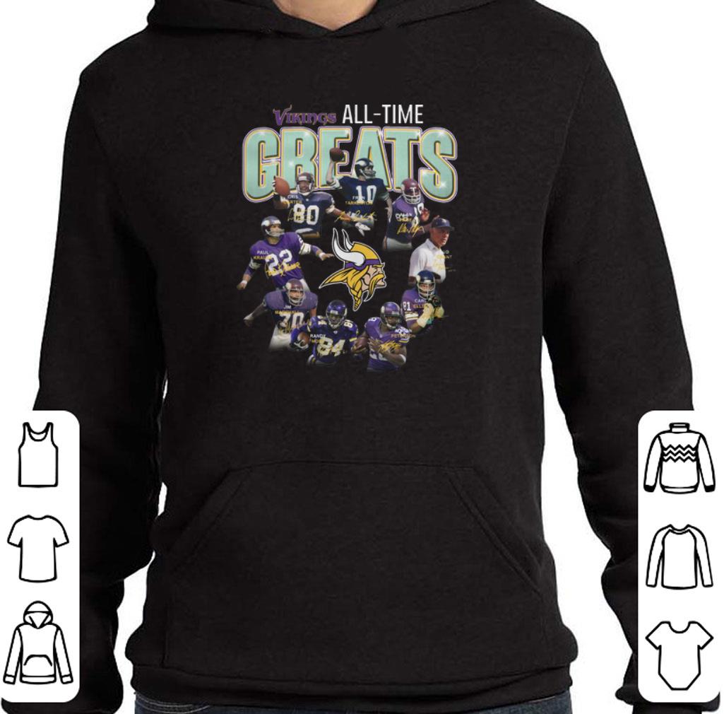Minnesota Vikings all-time greats signatures shirt 6 Minnesota Vikings all-time greats signatures shirt
