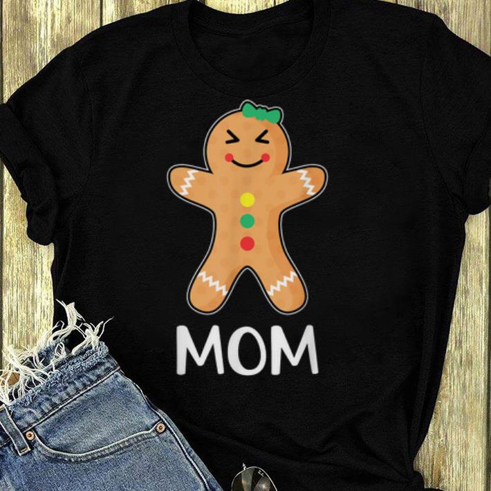 Nice Gingerbread Man Mom Family Halloween Xmas Pajamas shirt
