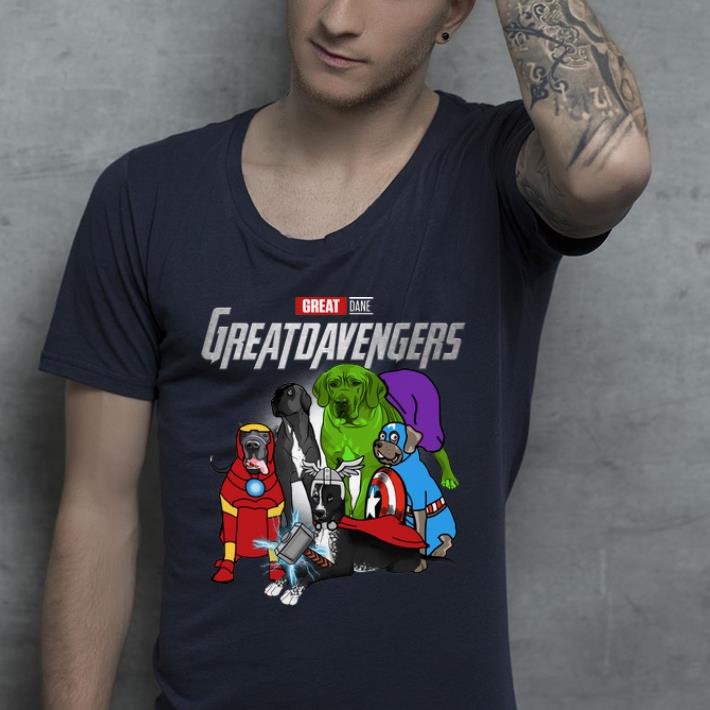 Nice Great Dane Greatdavengers Marvel Avengers Endgame shirt