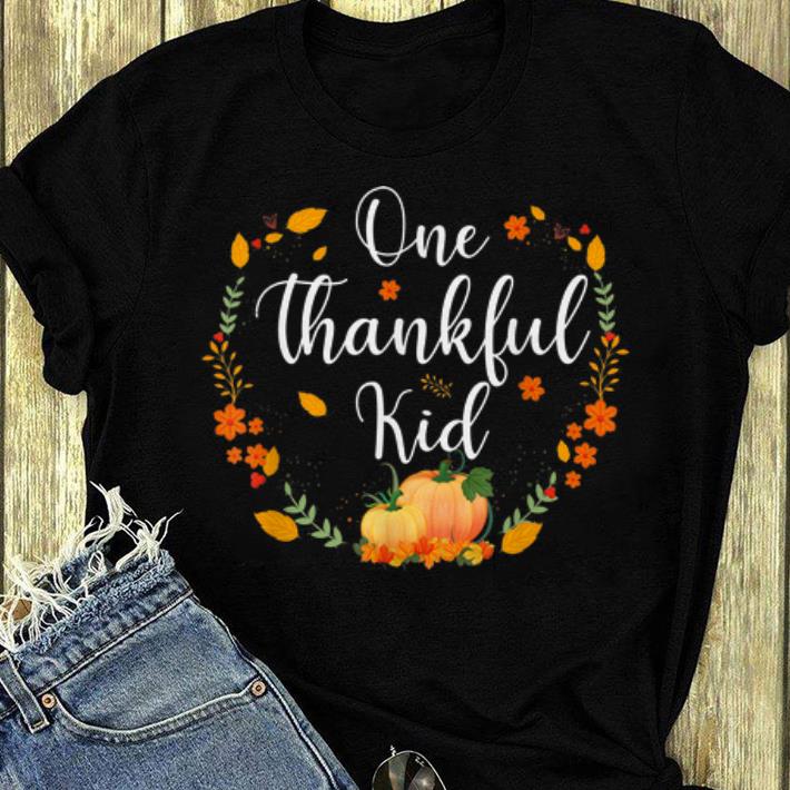 Nice One Thankful Kid Thanksgiving Day Gifts shirt