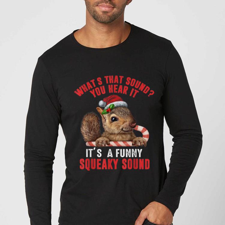 Nice Squirrel It's A Funny Squeaky Sound Christmas shirt