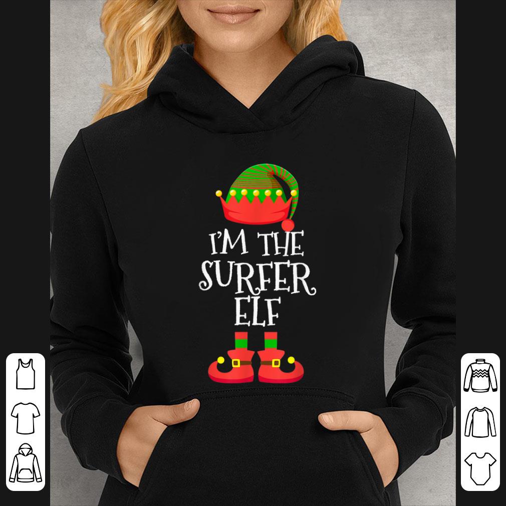 Official I'M THE Surfer ELF Christmas Xmas Funny Elf Group Costume shirt