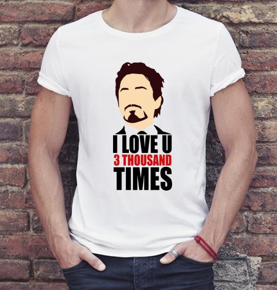 Official Ironman I Love You 3 Thousand times shirt