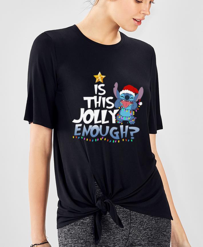 Official Is This Jolly Enough Stitch shirt