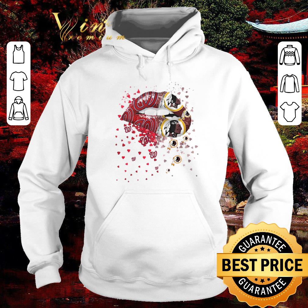Official Lips Washington Nationals Washington Redskins shirt