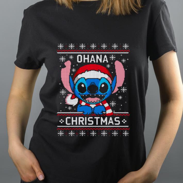 Official Ohana Ugly Christmas Lilo And Stitch shirt