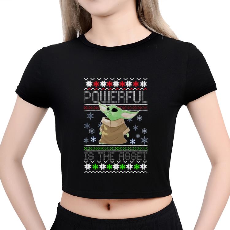Official Powerful is the asset ugly christmas Baby Yoda shirt 3 Official Powerful is the asset ugly christmas Baby Yoda shirt 3